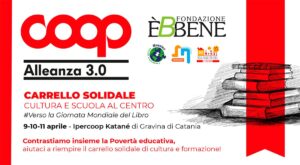 Contrastare la Povertà educativa, all’Ipercoop Katanè Gravina di Catania tre giorni di raccolta di materiale scolastico