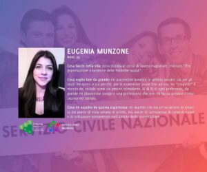 Eugenia, volontaria Servizio Civile: «Questo percorso offre un bagaglio prezioso di esperienze umane»