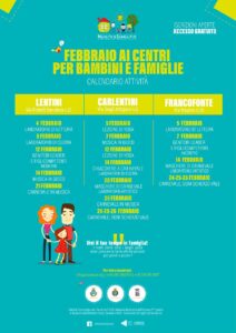 Febbraio ai Centri Bambini&Famiglie